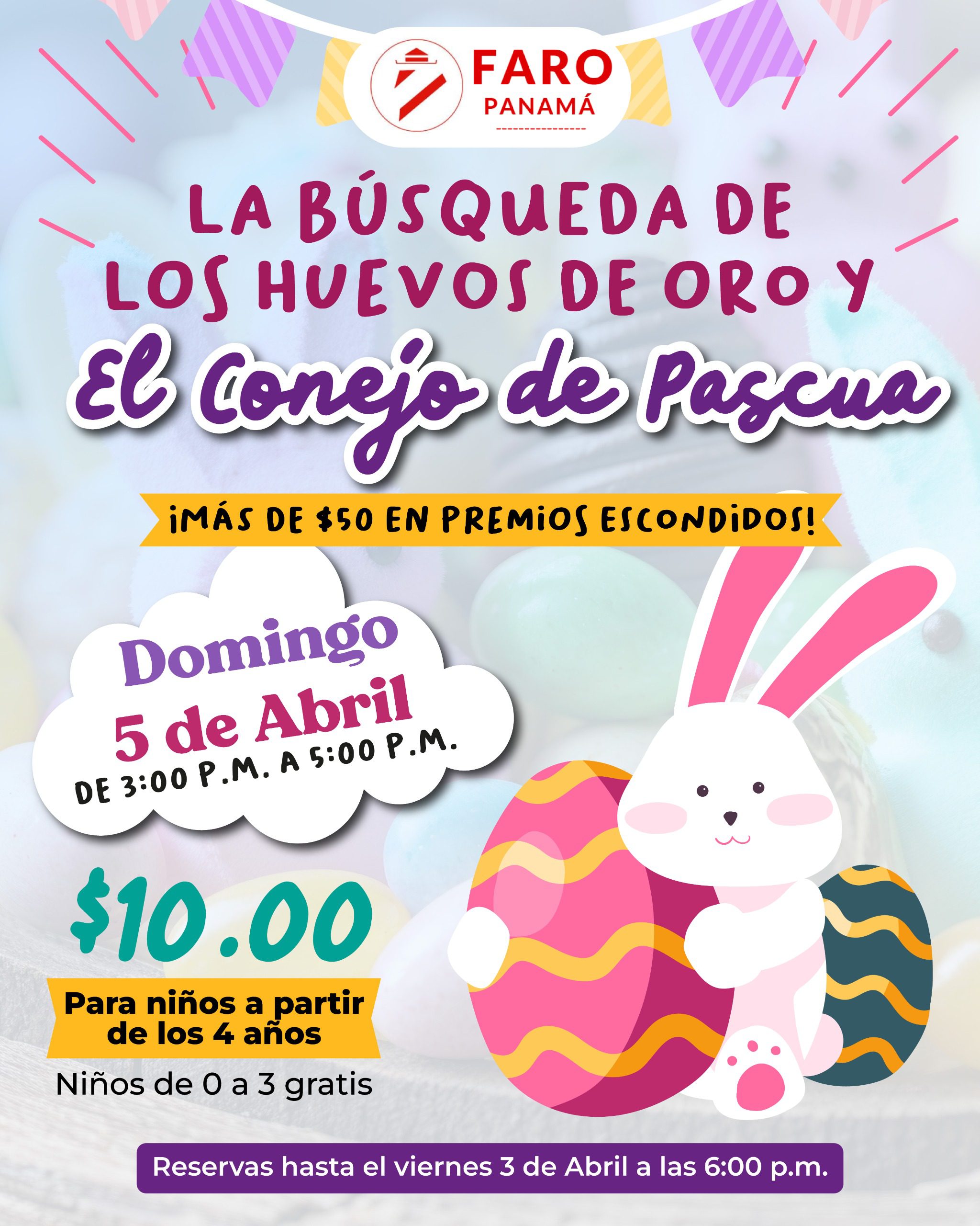 Evento de Abril - Búsqueda de los Huevos de Oro