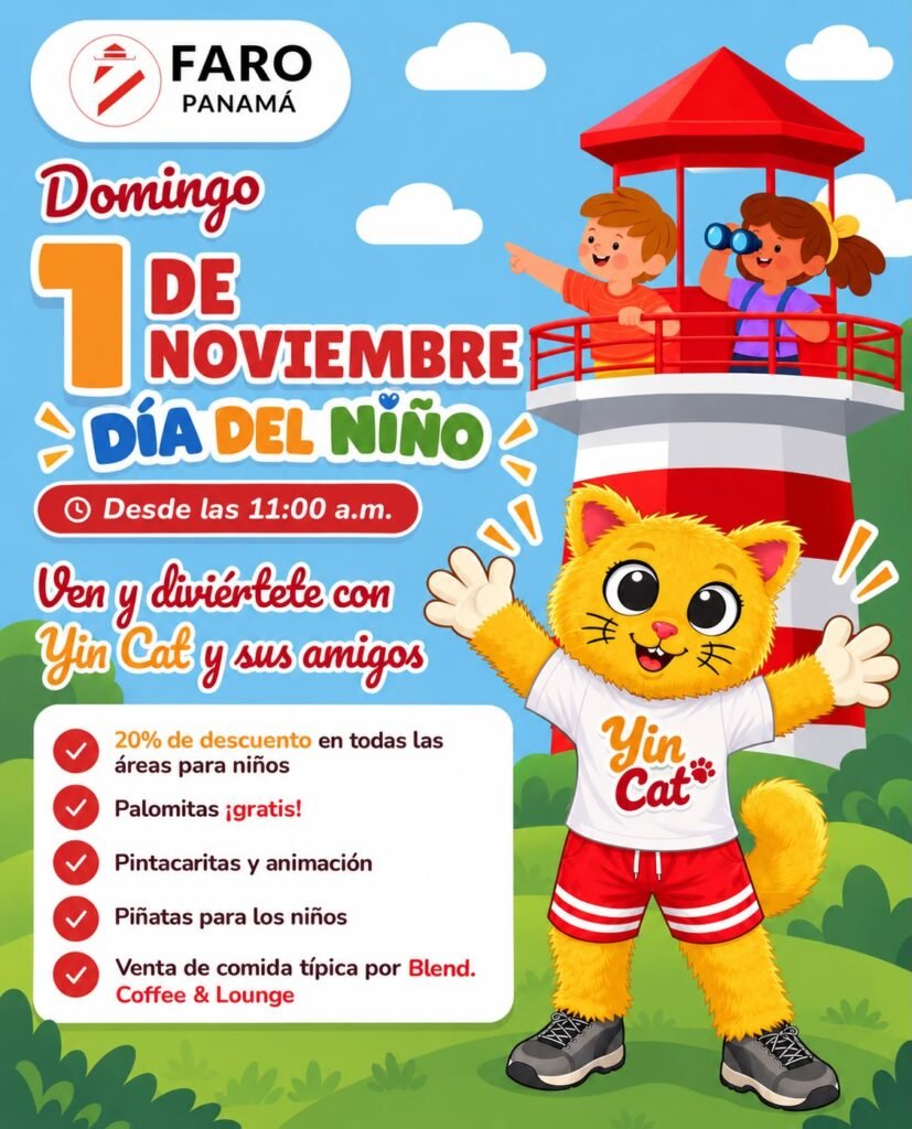 Celebra el día del niño en *Faro Panamá*